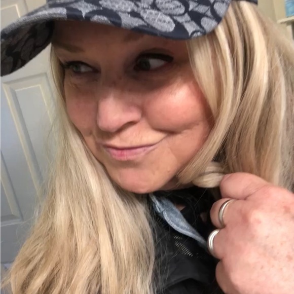 Coach Blue Patterned Hat - Picture 2 of 9